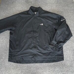 FootJoy DryJoys Golf Jacket Mens XXL Black Waterproof Rain Wind Performance